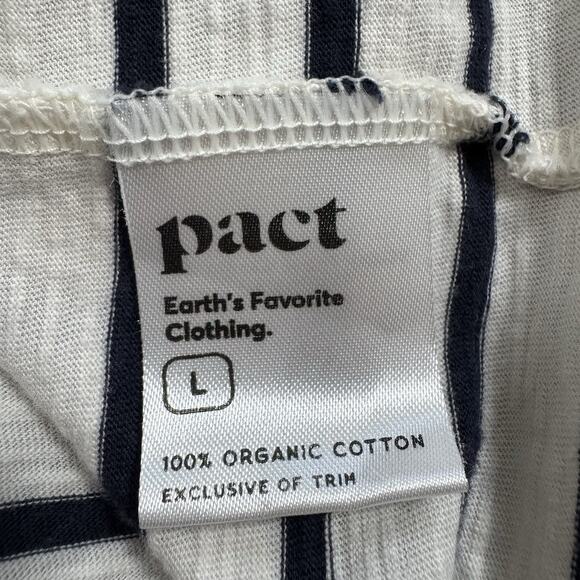 Pact Organic Cotton Relaxed Slub Tank Maxi Dress Cornflower Large - Picture 9 of 10